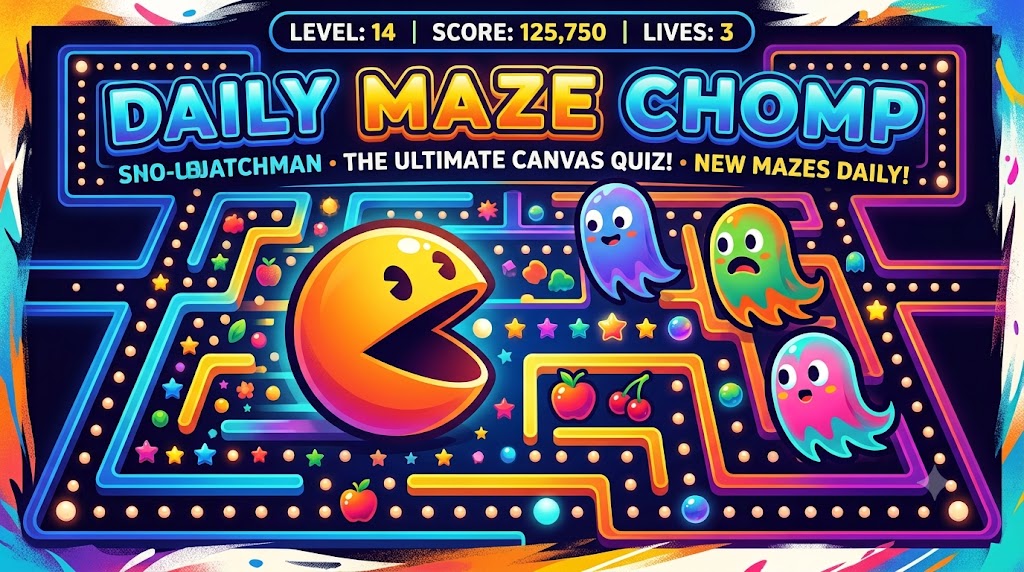 Daily Maze Chomp gameplay screenshot
